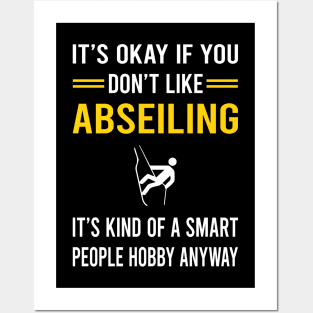 Smart People Hobby Abseiling Abseil Posters and Art